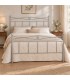 Letto matrimoniale in Ferro Battuto Nina - Grigio Seta