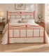 Letto matrimoniale in Ferro Battuto Nina - Arancio Rame
