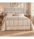 Letto matrimoniale in Ferro Battuto Nina - Tortora Shabby Chic