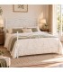 Letto francese in Ferro Battuto Barocco - Bianco opaco