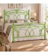 Letto francese in Ferro Battuto Ester - Verde