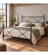 Letto matrimoniale in Ferro Battuto Evelyne - Bronzo anticato