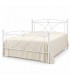 Letto francese in ferro battuto Sissy - Bianco opaco