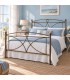 Letto francese in ferro battuto Sissy - Bronzo anticato