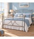 Letto francese in ferro battuto Sissy - Ferro anticato