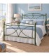 Letto francese in ferro battuto Sissy - Verde Bottiglia