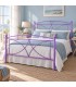 Letto francese in ferro battuto Sissy - Glicine
