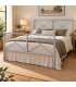 Letto matrimoniale moderno in ferro Focus - Alluminio