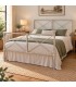 Letto matrimoniale moderno in ferro Focus - Tortora Shabby Chic