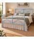 Letto matrimoniale moderno in ferro Focus - Azzurro Shabby Chic