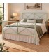 Letto matrimoniale moderno in ferro Focus - Verde Shabby Chic