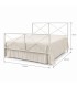 Letto francese moderno in ferro Focus - Bianco opaco