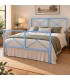 Letto francese moderno in ferro Focus - Azzurro