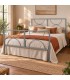 Letto matrimoniale in ferro Koris - Grigio Finestra