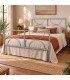Letto matrimoniale in ferro Koris - Alluminio
