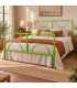 Letto matrimoniale in ferro Koris - Verde