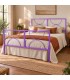 Letto matrimoniale in ferro Koris - Glicine