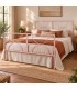 Letto matrimoniale in ferro Koris - Rosa Shabby Chic