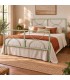 Letto matrimoniale in ferro Koris - Verde Shabby Chic
