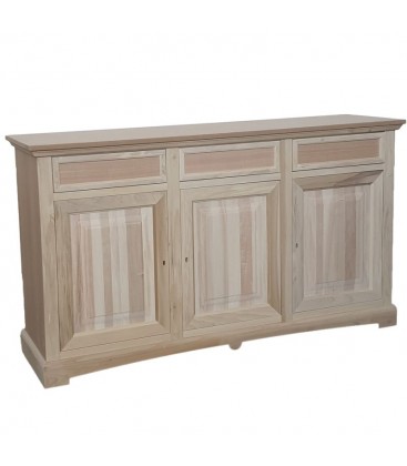Credenza 3 Ante a Goccia in legno Noce