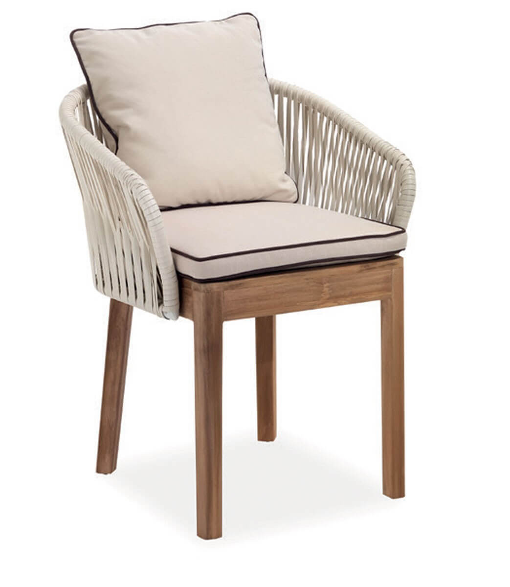 Poltroncina in teak per esterno Dakota