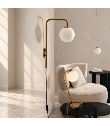 Tavolino Orissa nero Ø50 con struttura in legno di mango