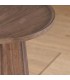 Tavolino Orissa naturale Ø46 con struttura in legno di mango