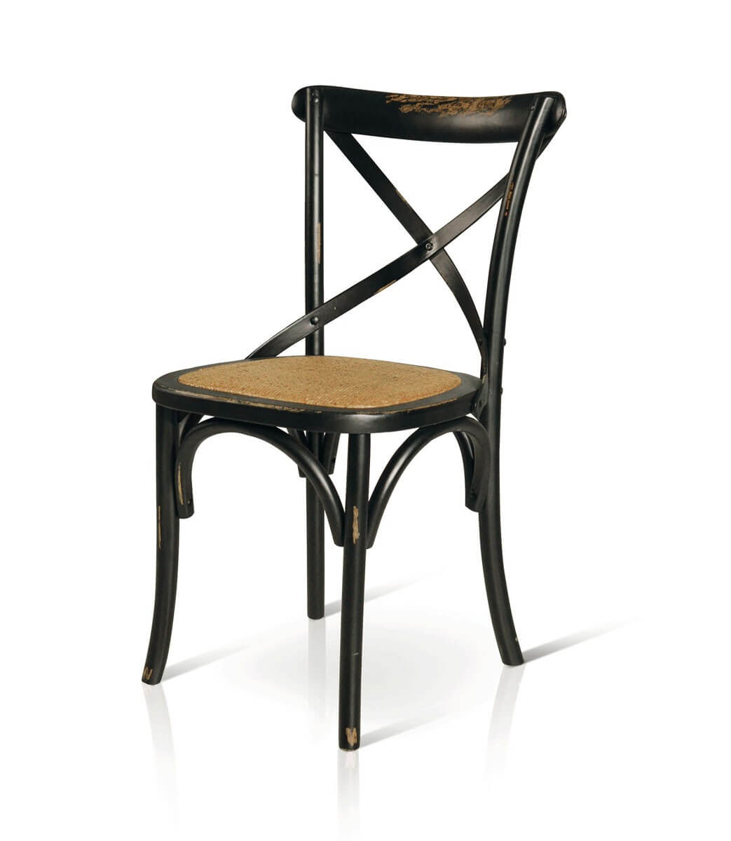Sedia in legno Milani vintage