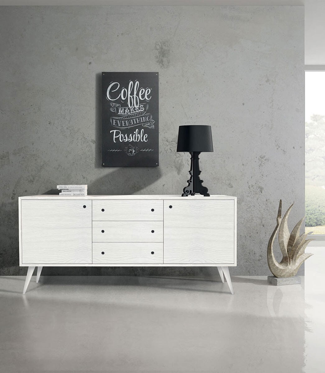 Madia credenza in abete spazzolato