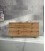 Credenza in rovere nodato spazzolato piedi in metallo