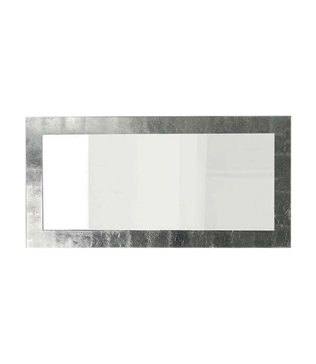 Specchio da parete moderno foglia argento