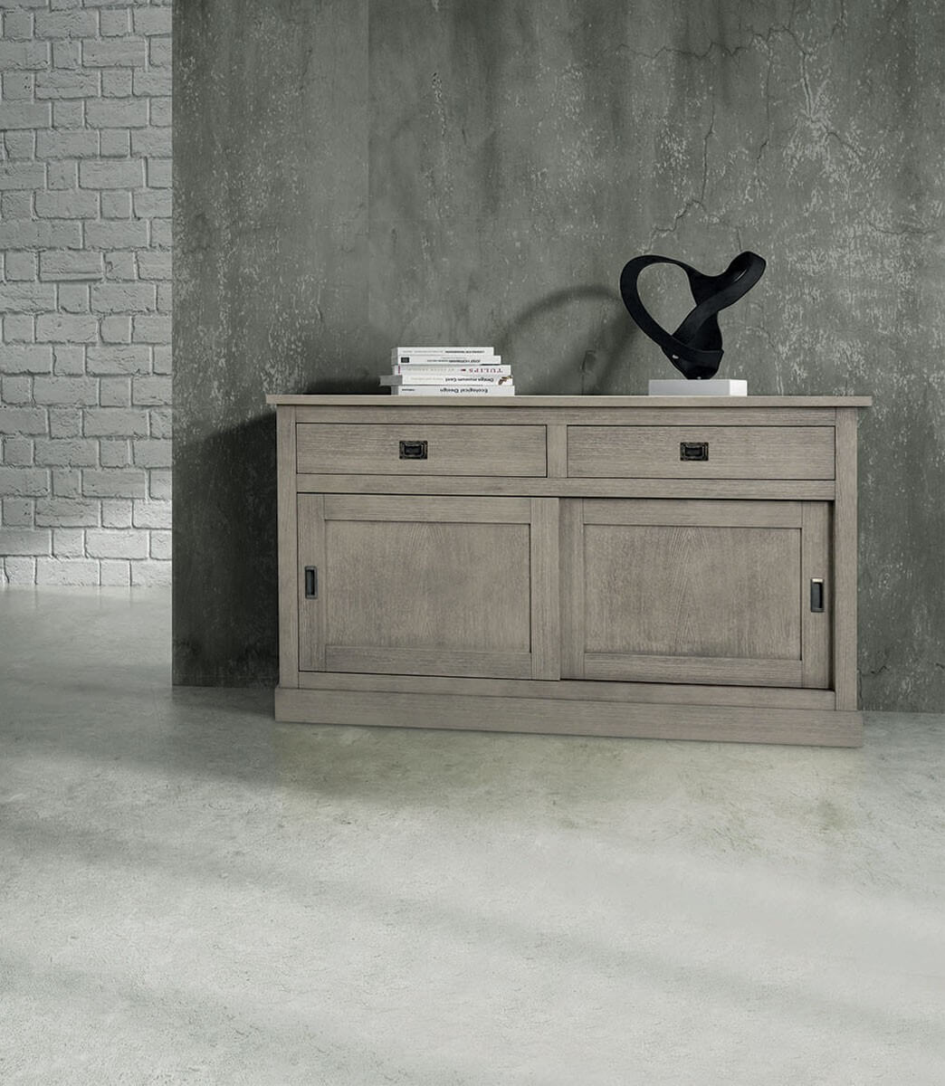 Madia base rovere patinato