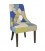 Poltrona patchwork imbottita in tessuto