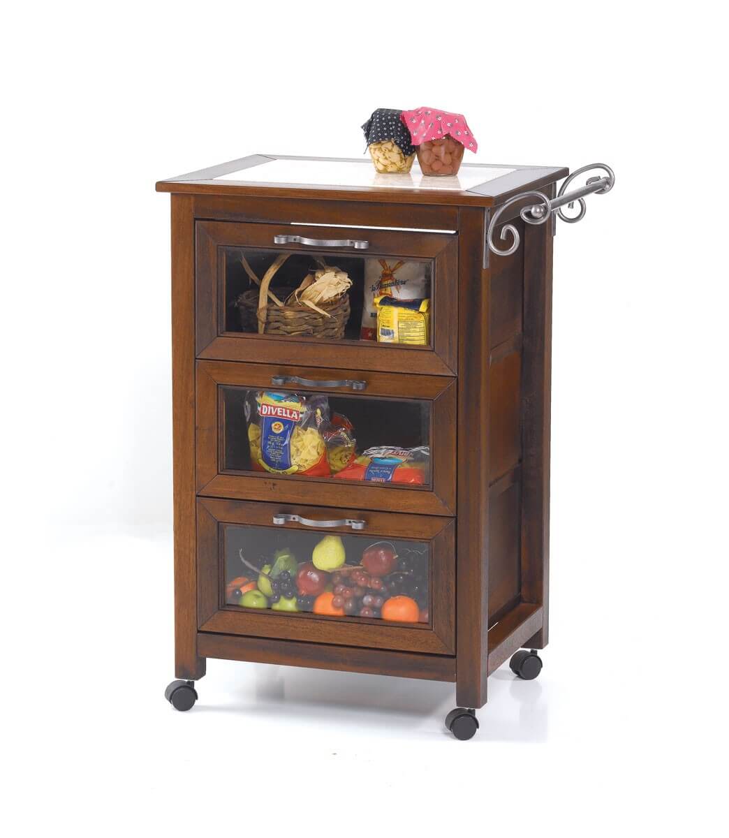 Carrello cucina 3 cassetti