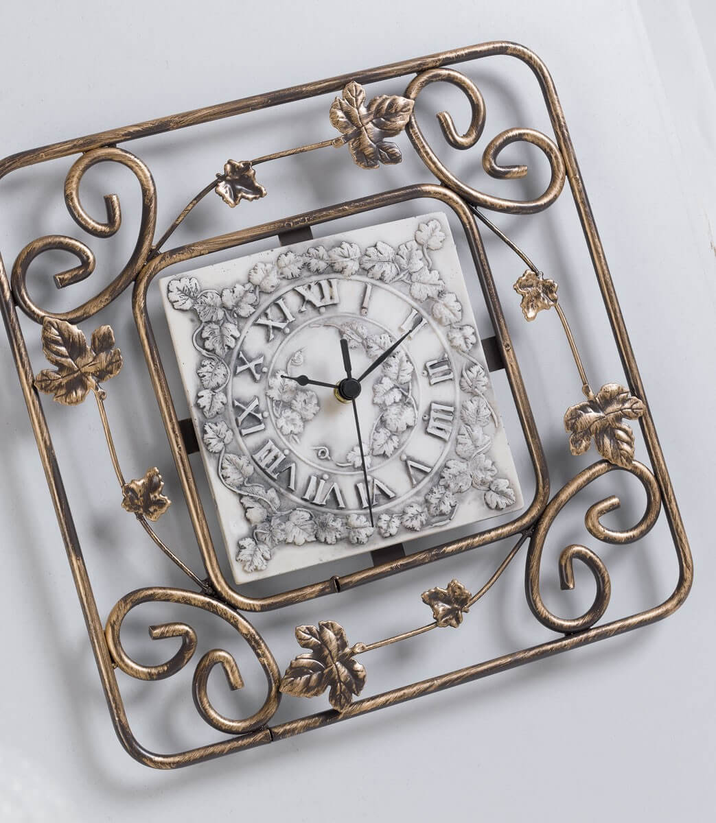 Orologio quadrato Edera 38