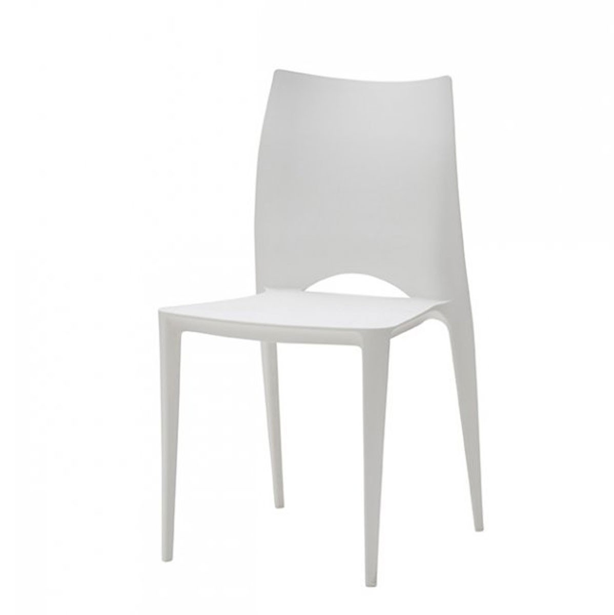 Sedia ecopelle beige trapuntata