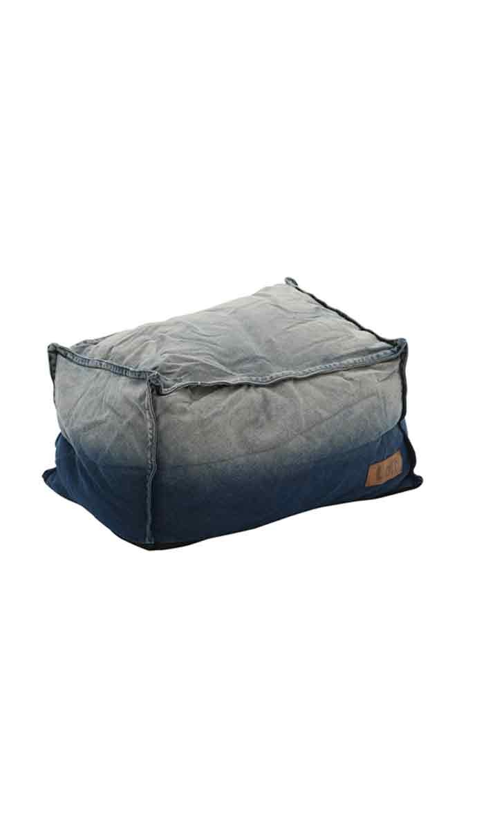 Pouf moderno Denim slavato