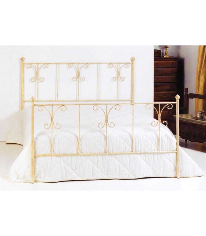 Letto Piazza E Mezza Ferro Battuto