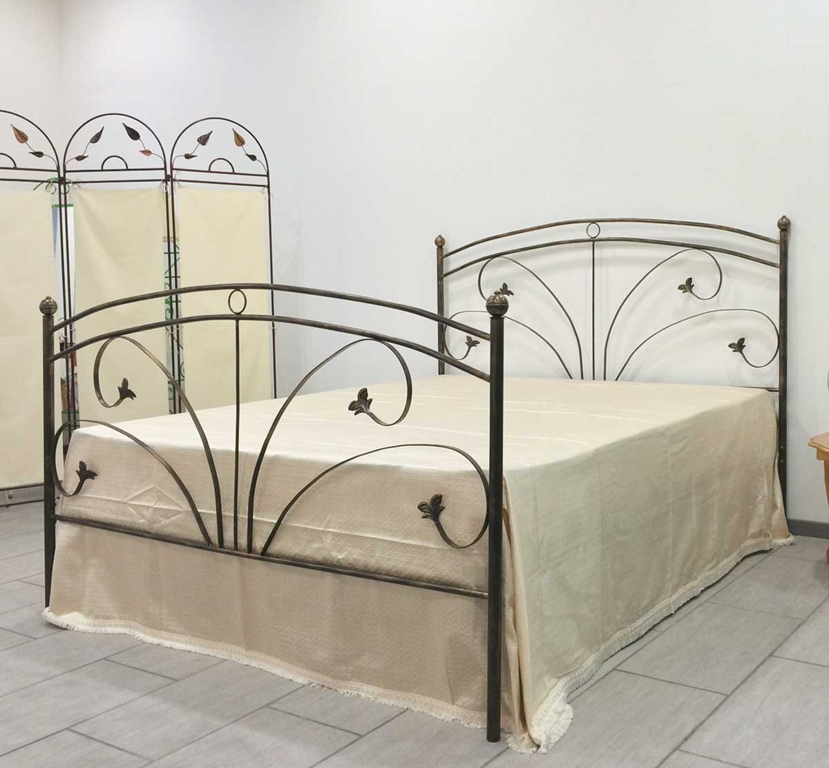 Letto singolo in Ferro Battuto Mya