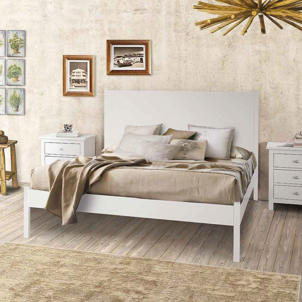Letto Matrimoniale Legno
