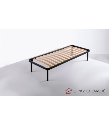 EVERGREENWEB - Rete Singola Fissa 80x190 Alta 35 Cm A Doghe In Legno Naturale Ortopedica Base Letto O Materasso Portadoghe Inseriti Nel Telaio Doppia Struttura Rinforzata 4 Gambe Smontabili Offerta 17812776