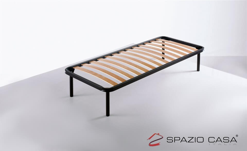 Rete letto singolo a Doghe Profilo 6 Cm