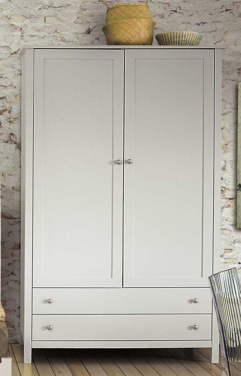 Armadio Cameretta Legno 2 Ante 2 Cassetti