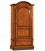 Armadio Legno 1 Porta Noce Arte Povera