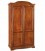 Armadio Classico Legno 2 Ante Noce