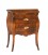 Comodino in Legno Bombato 2 Cassetti
