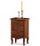 Comodino classico in legno 3 cassetti