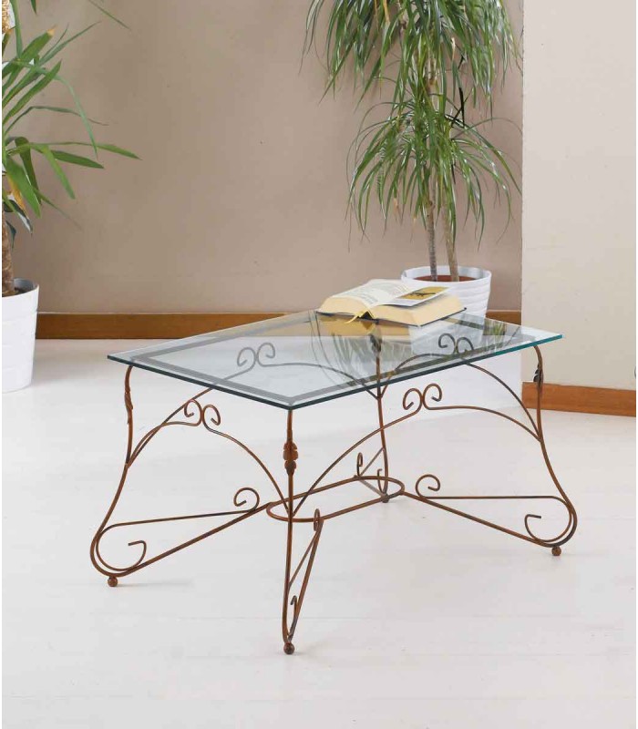 1. Tavolino da salotto in vetro rettangolare macchina da tè tavolo