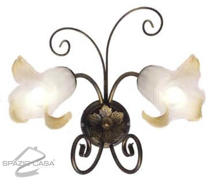 Applique Riccio 2 Luci