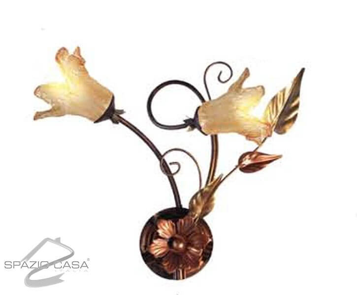 Applique Fiore 2 luci